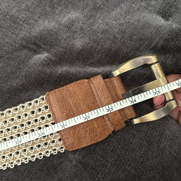 Brown/beige waist belt - Picture 7 of 7